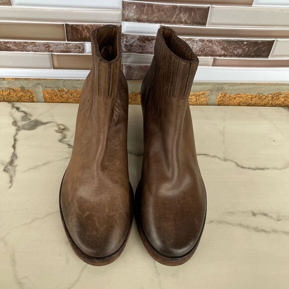 Del Carlo leather ankle boots 38.1/2 - Picture 4 of 14